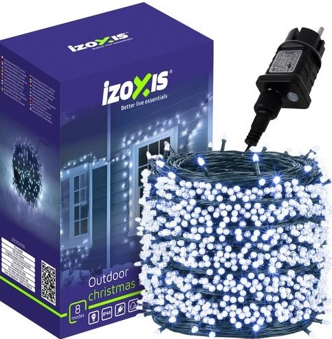 Božićni svjetlosni lanac - hladno bijela 500 LED 35 m